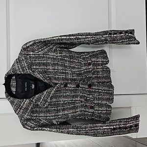 Vintage Pink Tartan Tweed Jacket
